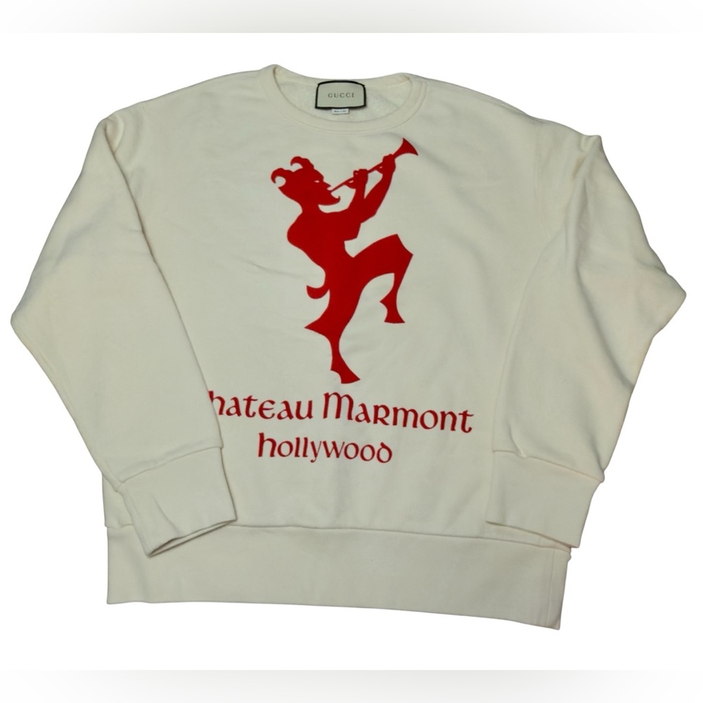 Gucci Chateau Marmont Graphic Sweatshirt – Women’s M